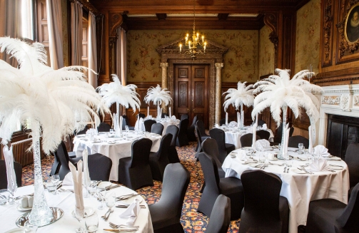 Keele University banquet dinner'